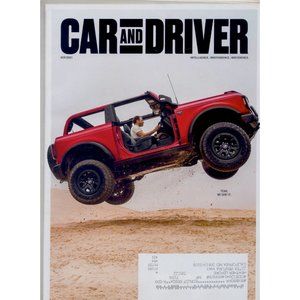 CAR AND DRIVER SEP 2021 FORD BRONCO, 2022 HONDA CIVIC, DRIVER-ASSIST TECH